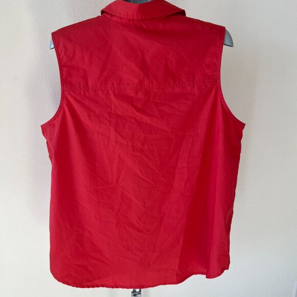 Carhartt Force Button Up Vest Womens XXL (20) Coral Lightweight Pockets - Picture 2 of 5